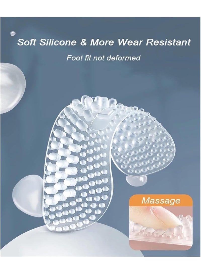 3 أزواج ملصقات من السيليكون كعب مقبضات للنساء الرجال كعب مقفزات تدرج منصات القدم كعب العناية - Image 2